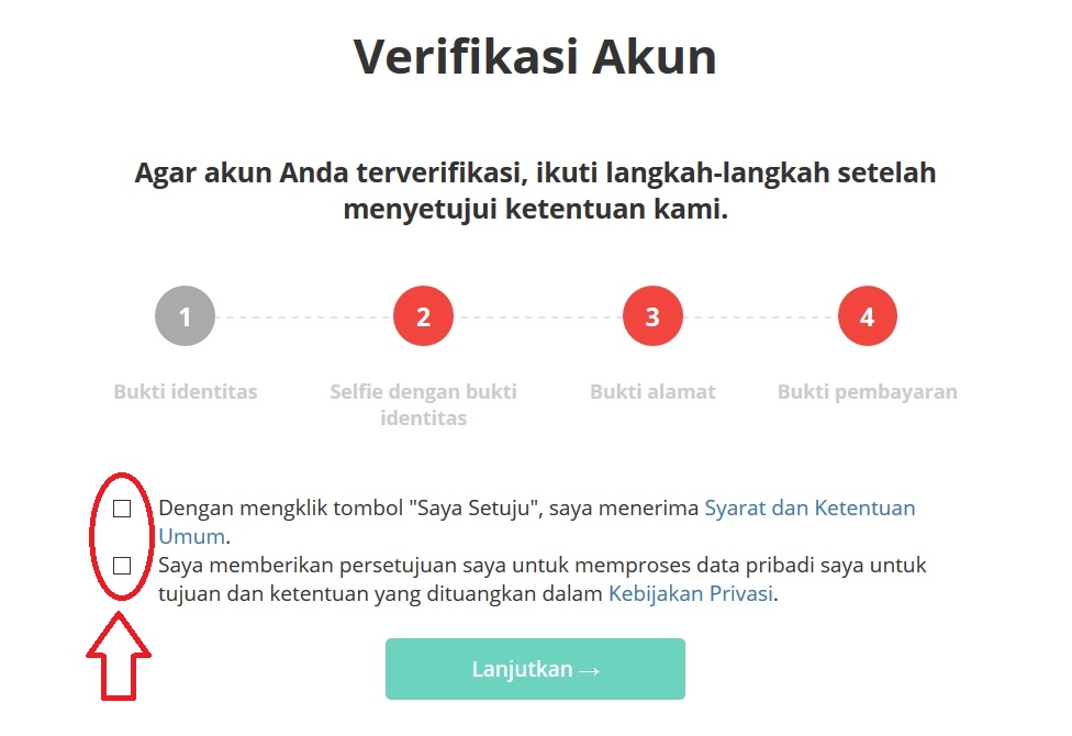 Awali dan mulai proses autentikasi di Olymp Trade