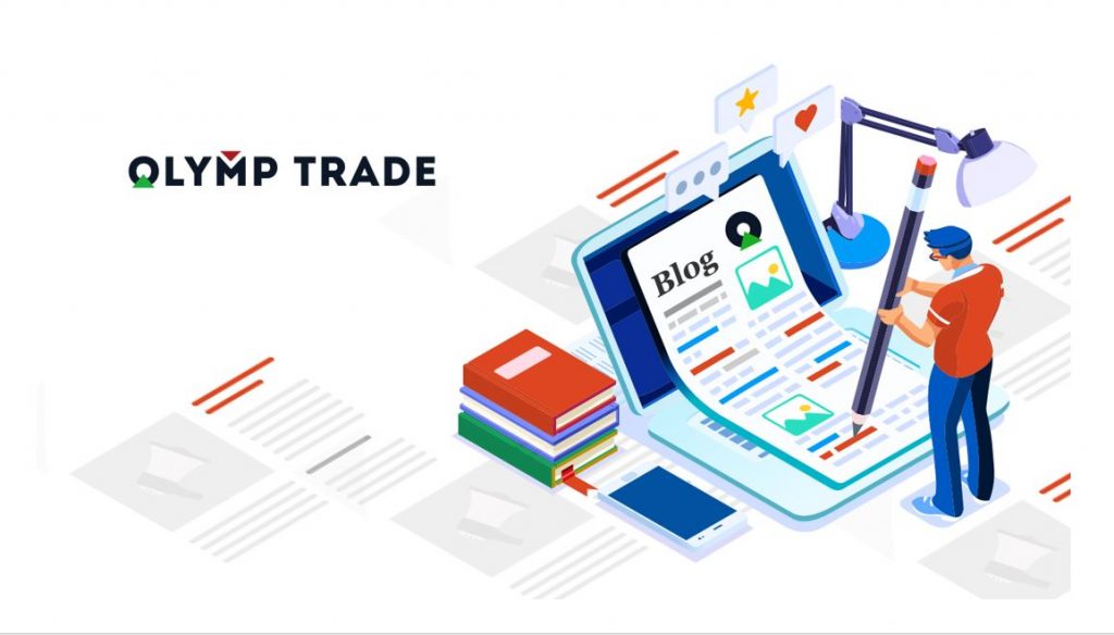 Menggunakan metode kandil Out Bands di Olymp Trade